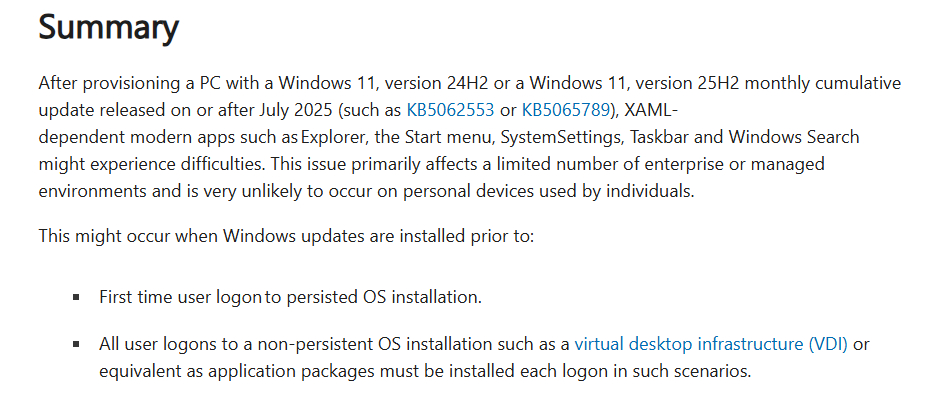 Windows Updates Are Still a Mess, and Microsoft’s ‘Agentic OS’ Isn’t Fixing It 2 Microsoft's Statement in Its Publication