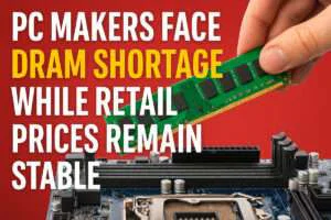 PC Makers Face DRAM Shortage While Retail Prices Remain Stable