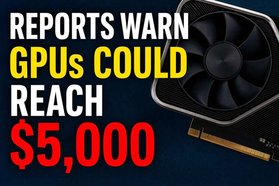 Reports Warn GPUs Could Reach $5,000 4 Reports Warn GPUs Could Reach $5,000