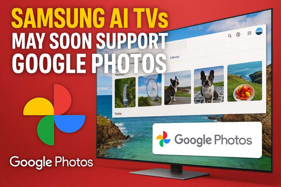 Samsung AI TVs May Soon Support Google Photos