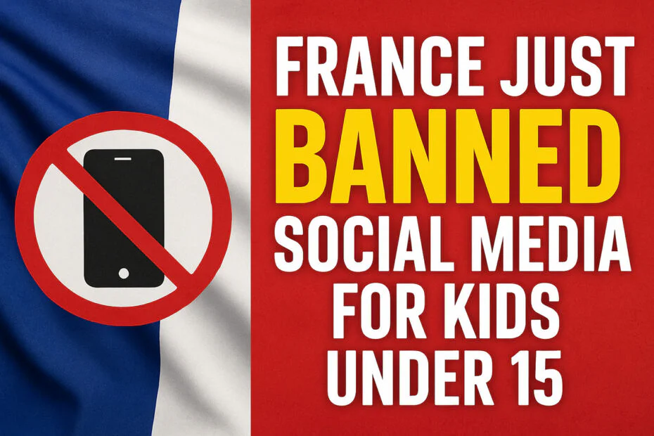 France Just Banned Social Media for Kids Under 15 1 France Just Banned Social Media for Kids Under 15