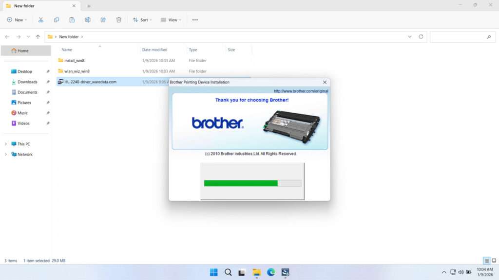 Brother 2240 Printer Driver 5 How to Install Brother 2240 Printer Driver - Step 4