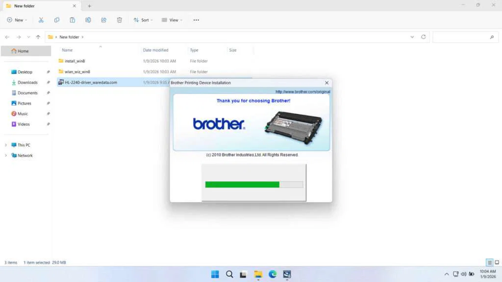 Brother 2240 Printer Driver 5 How to Install Brother 2240 Printer Driver - Step 4