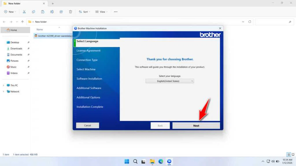 Brother HL-L2390dw Printer Driver Download 2 How to Install Brother HL-L2390dw Printer Driver - Step 1