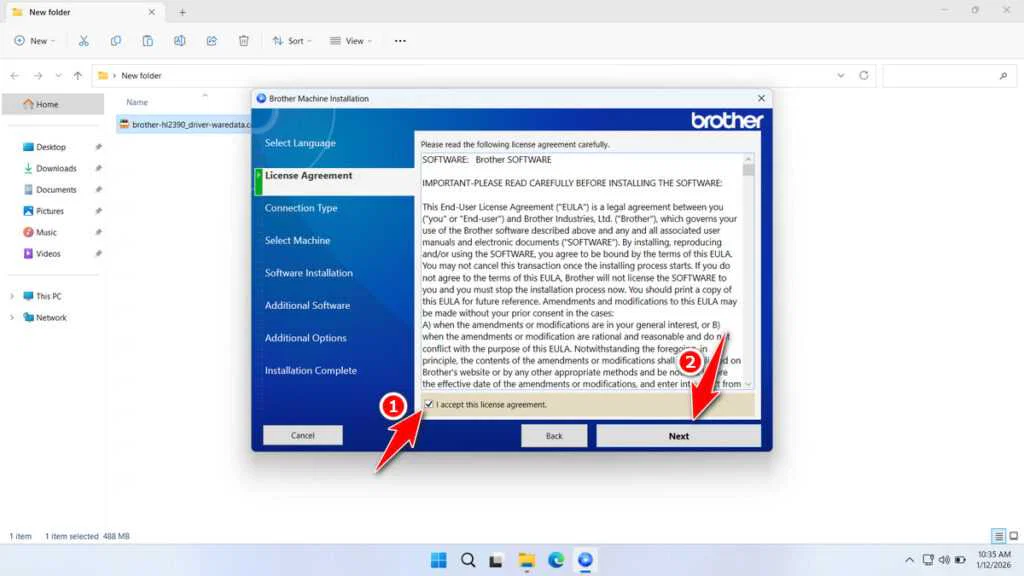 Brother HL-L2390dw Printer Driver Download 3 How to Install Brother HL-L2390dw Printer Driver - Step 2