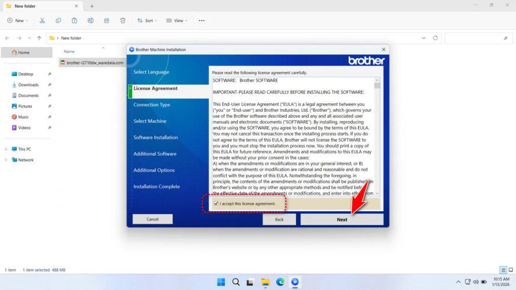 Brother MFC-L2710dw Printer Driver 3 How to Install Brother MFC-L2710dw Printer Driver - Step 2