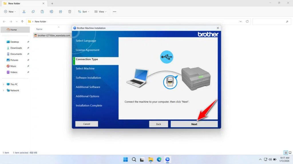 Brother MFC-L2710dw Printer Driver 5 How to Install Brother MFC-L2710dw Printer Driver - Step 4