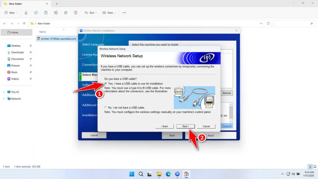 Brother Printer L2700dw Driver 5 How to Install Brother Printer L2700dw Driver - Step 4