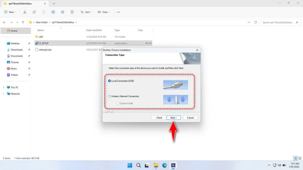 Brother QL 710w Printer Driver 4 How to Install Brother QL 710w Printer Driver - Step 3