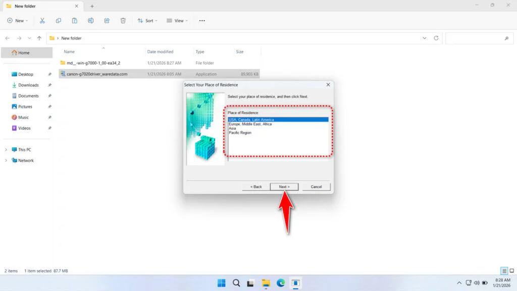 Canon G7020 Printer Driver Download 3 How to Install Canon G7020 Driver - Step 2