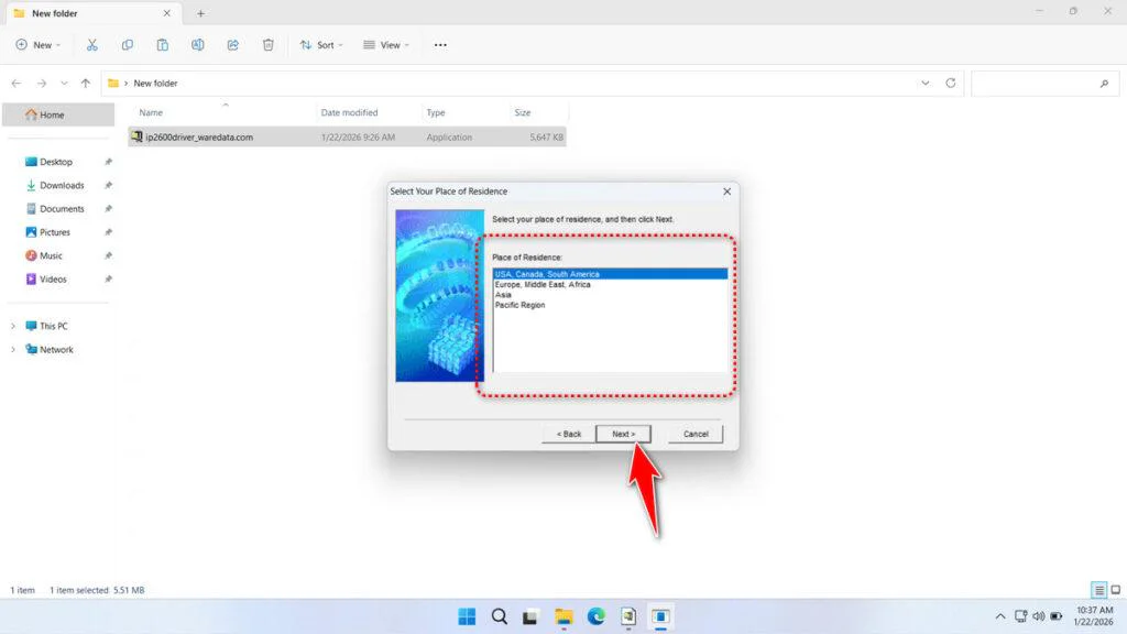 Canon IP2600 Printer Driver 3 How to Install Canon IP2600 Printer Driver - Step 2