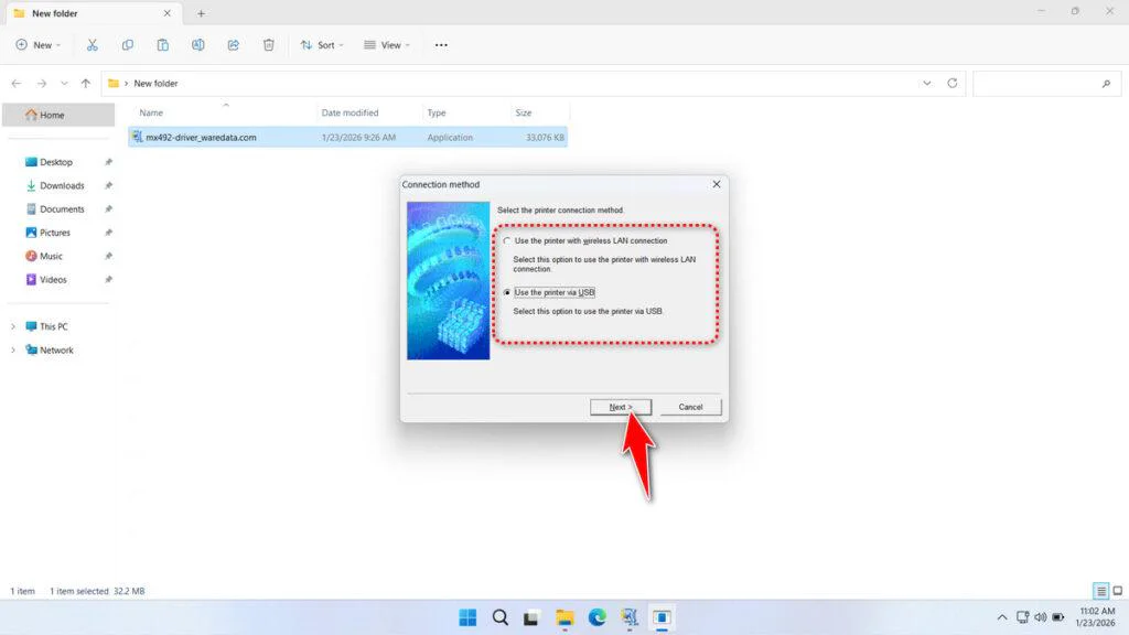 Canon Pixma MX492 Printer Driver 5 How to Install Canon Pixma MX492 Printer Driver - Step 4