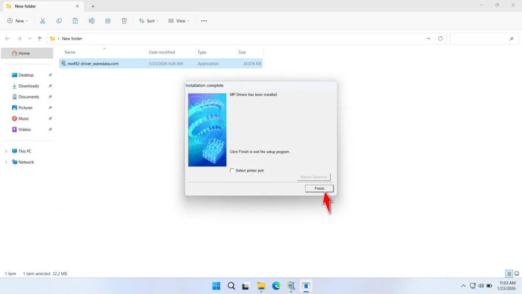 Canon Pixma MX492 Printer Driver 6 How to Install Canon Pixma MX492 Printer Driver - Step 5