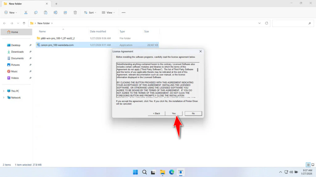 Canon Pro 100 Printer Driver 4 How to Install Canon Pro 100 Printer Driver - Step 3