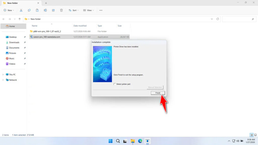 Canon Pro 100 Printer Driver 6 How to Install Canon Pro 100 Printer Driver - Step 5