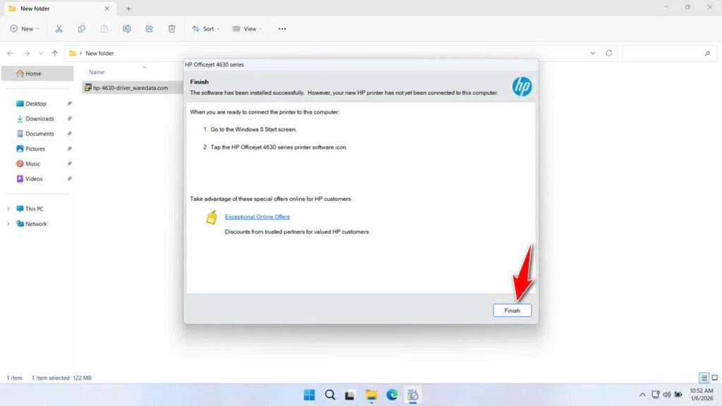 HP 4630 Printer Driver Download 7 How to Install HP 4630 Printer Driver - Step 6