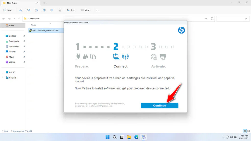 HP Officejet Pro 7740 Printer Driver 2 How to Install HP Officejet Pro 7740 Printer Driver - Step 1