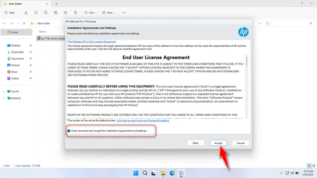 HP Officejet Pro 7740 Printer Driver 3 How to Install HP Officejet Pro 7740 Printer Driver - Step 2