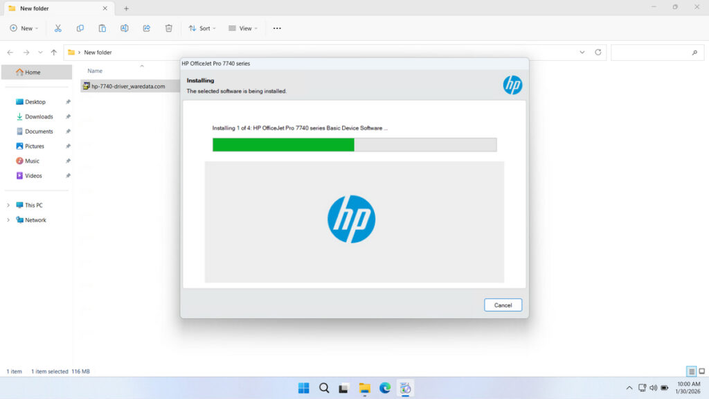 HP Officejet Pro 7740 Printer Driver 4 How to Install HP Officejet Pro 7740 Printer Driver - Step 3