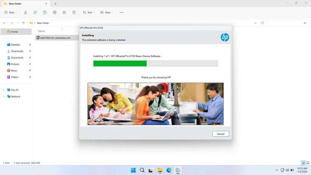 HP Officejet Pro 8720 Printer Driver Download 5 How to Install HP Officejet Pro 8720 Printer Driver - Step 4