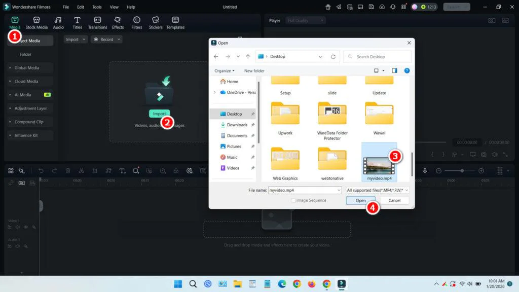 How to Remove Background Noise from Video Audio 2 How to Remove Background Noise from Video Audio - Step 1