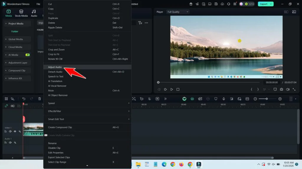 How to Remove Background Noise from Video Audio 4 How to Remove Background Noise from Video Audio - Step 3