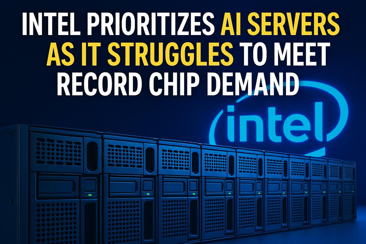 Intel Prioritizes AI Servers as It Struggles to Meet Record Chip Demand -  WareData | Tech enthusiast