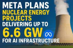Meta Plans Nuclear Energy Projects Delivering Up to 6.6 GW for AI Infrastructure