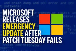 Microsoft Releases Emergency Update After Patch Tuesday Fails