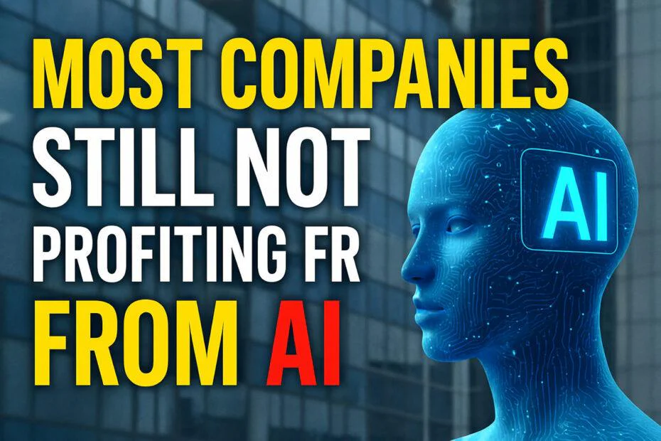New Report Finds Most Companies Still Not Profiting From AI Investments 1 New Report Finds Most Companies Still Not Profiting From AI Investments