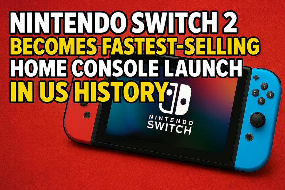 Nintendo Switch 2 Becomes Fastest-Selling Home Console Launch in US History