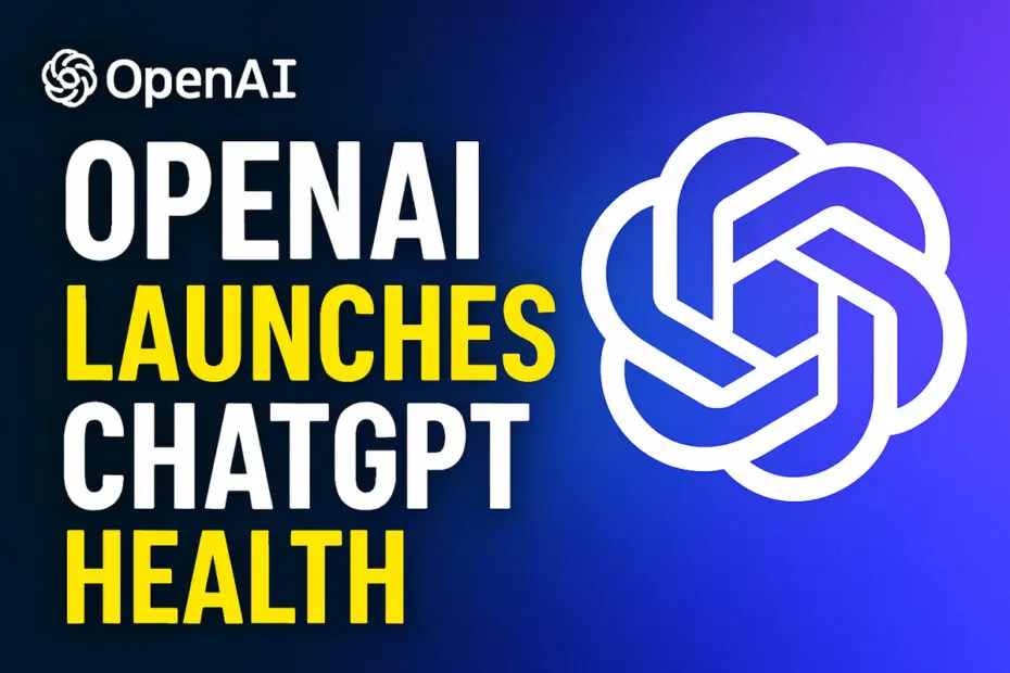 OpenAI Launches ChatGPT Health 5 OpenAI Launches ChatGPT Health