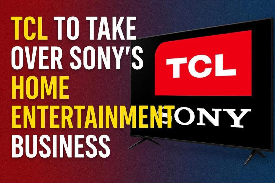 TCL to Take Over Sony’s Home Entertainment Business