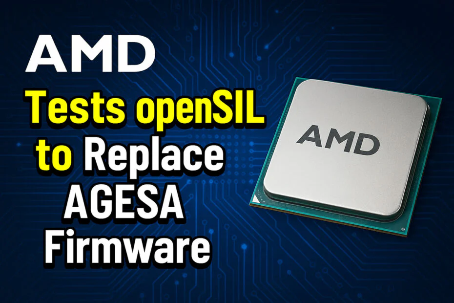 AMD Tests openSIL to Replace AGESA Firmware
