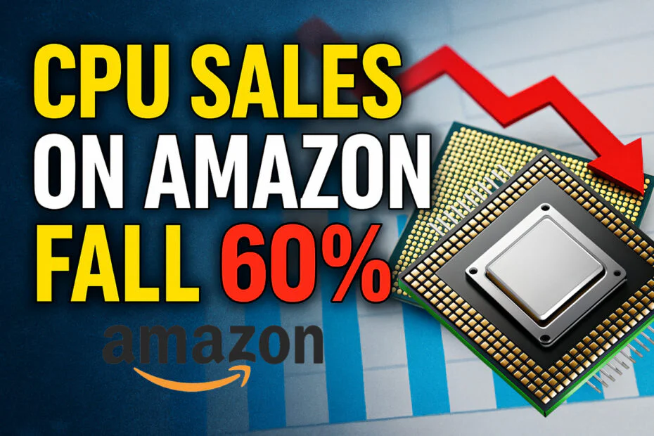 CPU Sales on Amazon Fall 60% 1 CPU Sales on Amazon Fall 60%