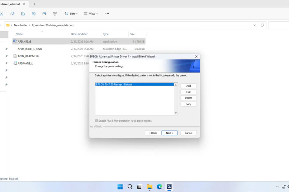 Epson TM-T20 Printer Driver Download