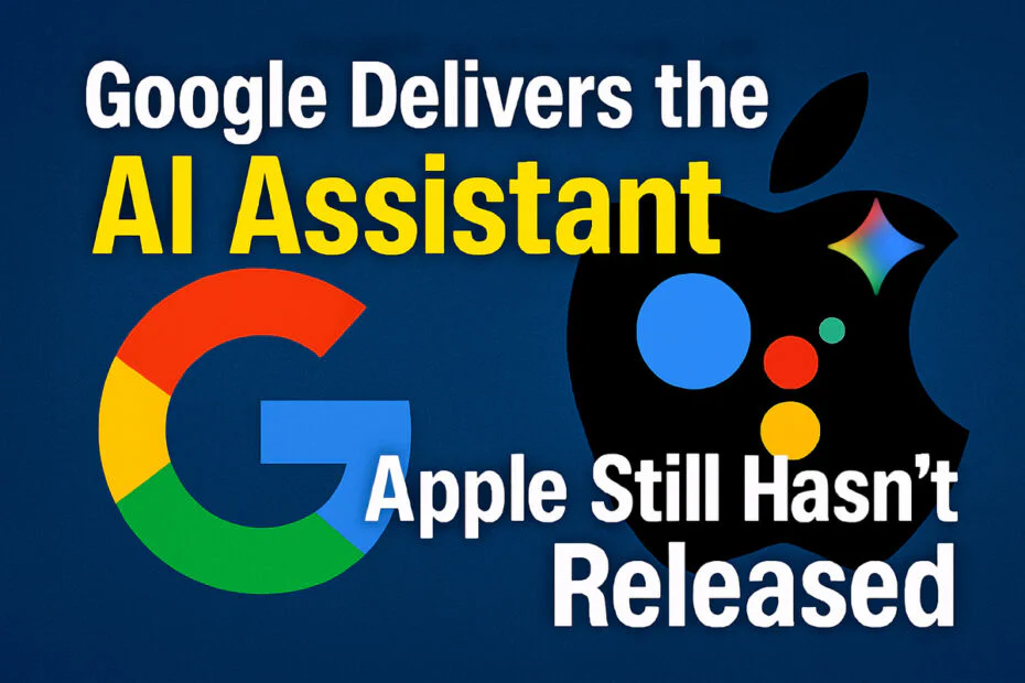 Google Delivers the AI Assistant Apple Still Hasn’t Released