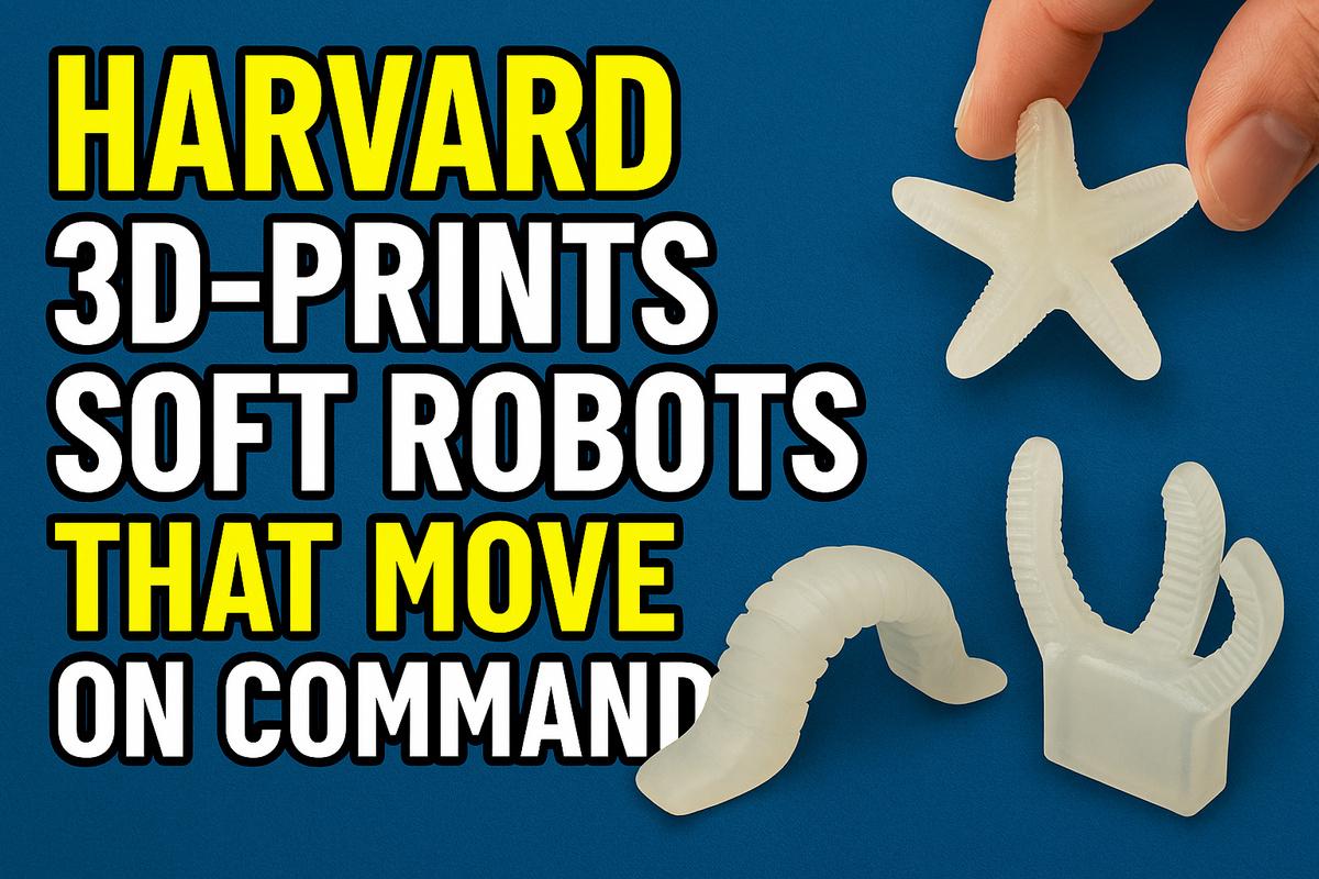 Harvard 3D-Prints Soft Robots That Move on Command - WareData | Tech ...
