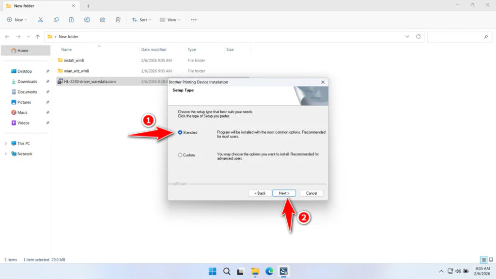 Brother HL 2230 Printer Driver 4 How to Install Brother HL 2230 Printer Driver - Step 3