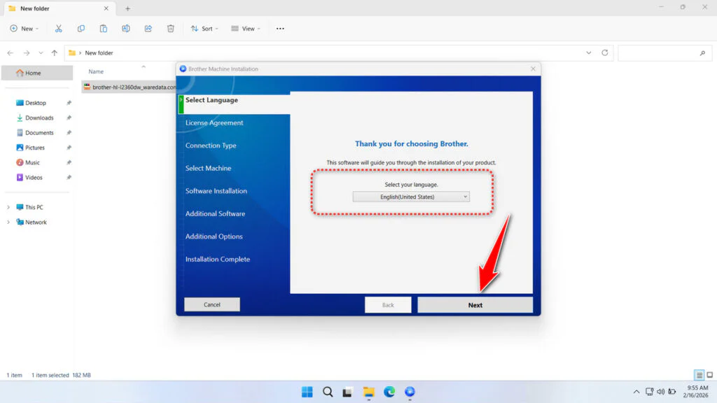 Brother HL-L2360DW Printer Driver 2 How to Install Brother HL-L2360DW Printer Driver - Step 1