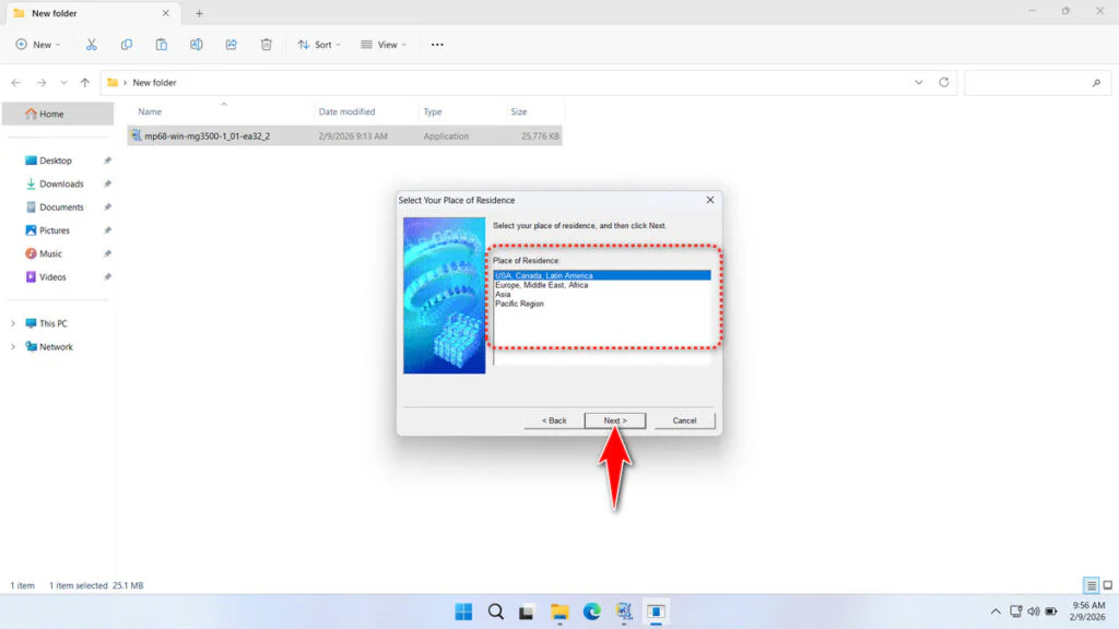 Canon 3500 Printer Driver 3 How to Install Canon 3500 Printer Driver - Step 2