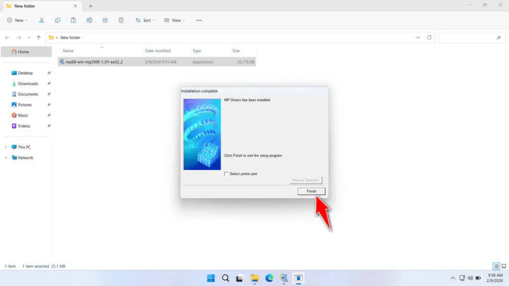 Canon 3500 Printer Driver 6 How to Install Canon 3500 Printer Driver - Step 5