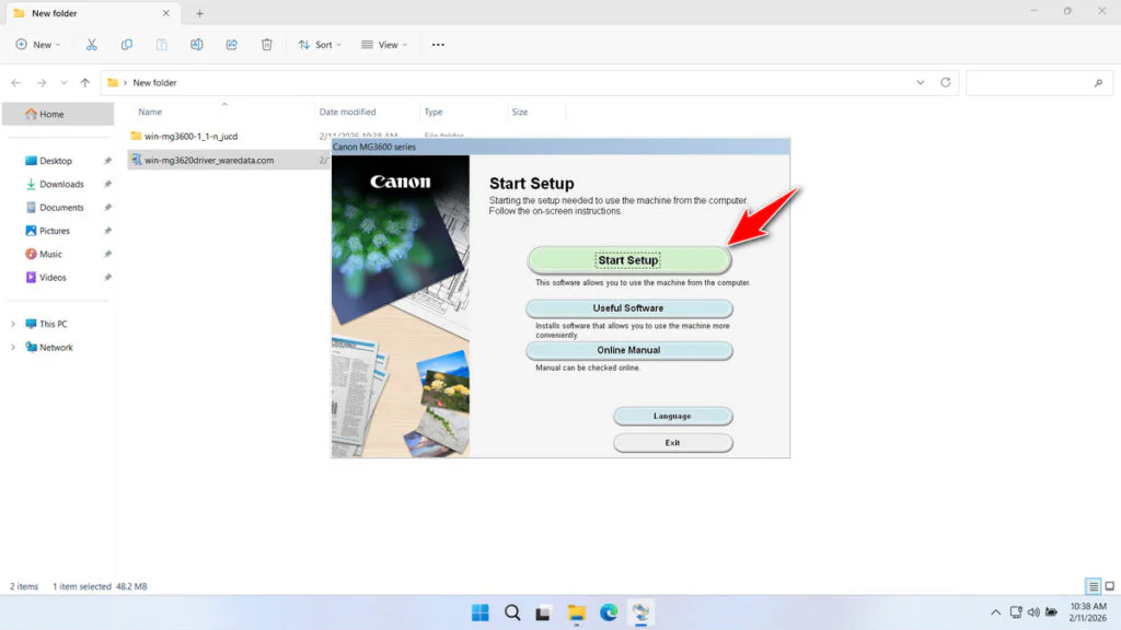 Canon MG3620 Printer Driver 2 How to Install Canon MG3620 Printer Driver - Step 1