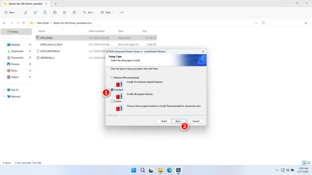 Epson TM-T20 Printer Driver Download 4 How to Install Epson TM-T20 Printer Driver - Step 3