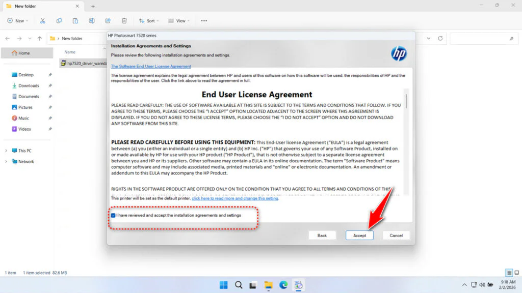 HP Photosmart Printer 7520 Driver 3 How to Install HP Photosmart Printer 7520 Driver - Step 2