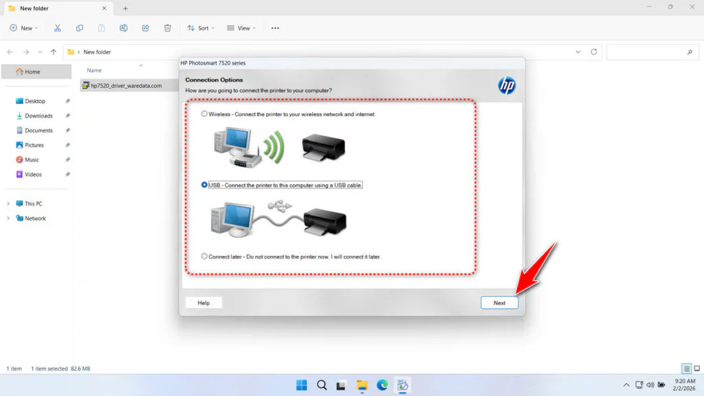 HP Photosmart Printer 7520 Driver 5 How to Install HP Photosmart Printer 7520 Driver - Step 4