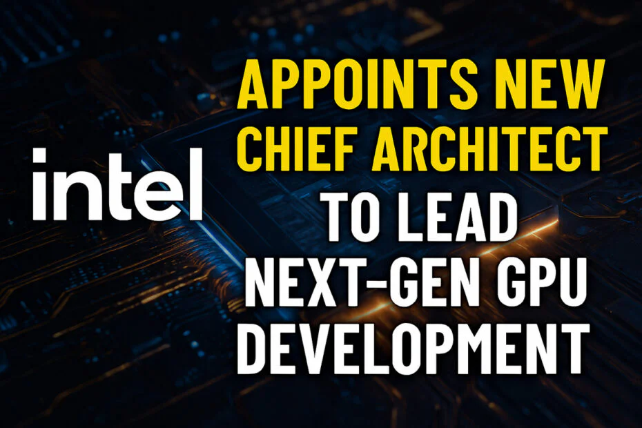 Intel Appoints New Chief Architect to Lead Next-Gen GPU Development