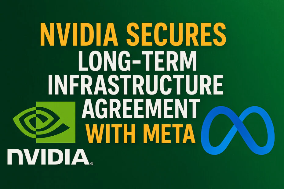 NVIDIA Secures Long-Term Infrastructure Agreement With Meta 1 NVIDIA Secures Long-Term Infrastructure Agreement With Meta