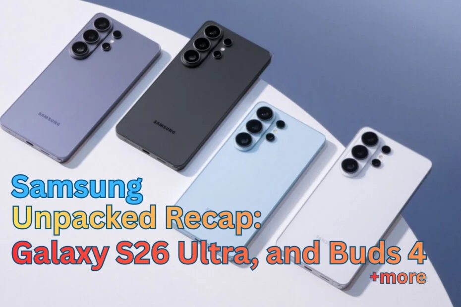 Samsung Unpacked Recap - Galaxy S26 Ultra, and Buds 4 + more