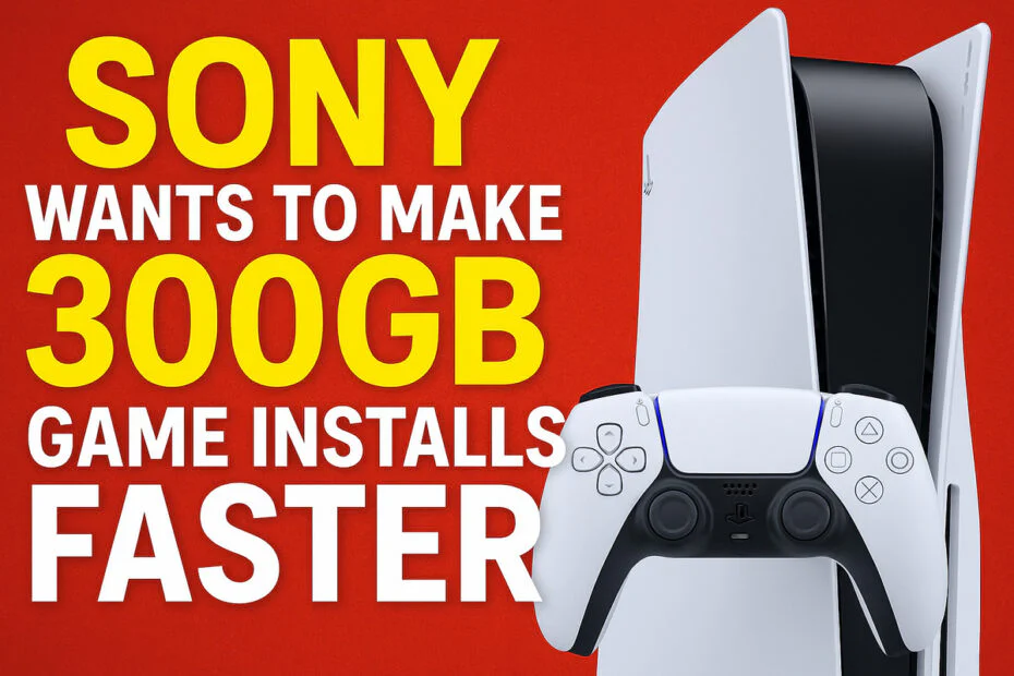 Sony Wants to Make 300GB Game Installs Faster